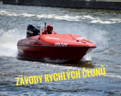 Závody rychlých člunů se vrací do Kralup!