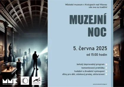 V programu Dnů Kralup 2025 nebude chybět ani Muzejní noc