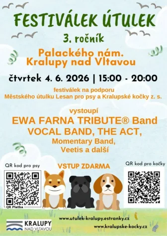 Součástí Dnů Kralup 2026 bude i charitativní Útulek fest