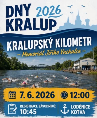 Kralupský kilometr – Memoriál Jiřího Vachalce zve plavce na tradiční závod na Vltavě